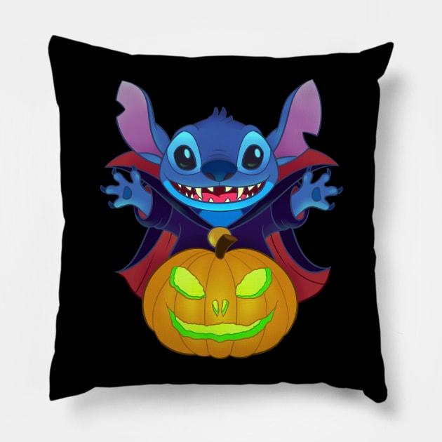 Vampire Alien Pillow by Ellador