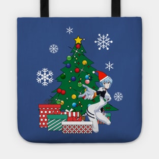 Rei Evangelion Around The Christmas Tree Tote