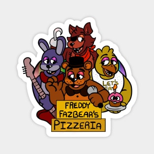 Freddy Fazbears 80s Logo Magnet