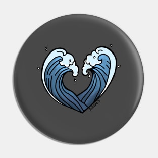 Waves in love Pin