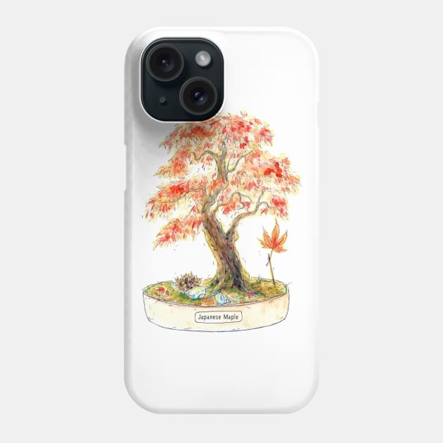 Bonsai Phone Case by Rumpled Crow