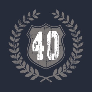 Vintage Old No. 40 T-Shirt T-Shirt