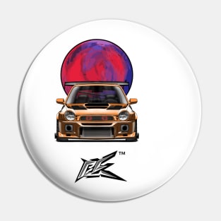 SUBARU IMPREZA WRX GC8 BUGEYE orange Pin