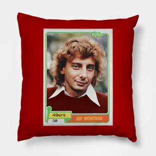 Joe Montana Rookie Card Pillow