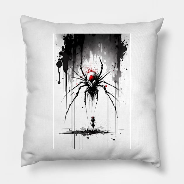 Terrifying Arachnid Pillow by TortillaChief