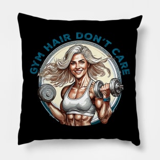 Gym hair don't care Pillow