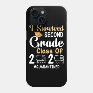 I Survived Second Grade Class Of 2020 Toilet Paper Quarantined Fighting Coronavirus 2020 Win Phone Case