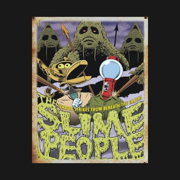 Mystery Science Rusty Barn Sign 3000 - The Slime People by Starbase79