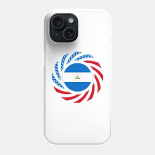 Nicaraguan American Multinational Patriot Flag Phone Case