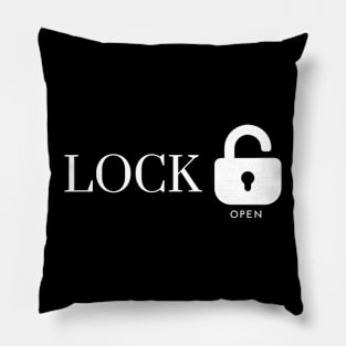 Lock & Open Pillow