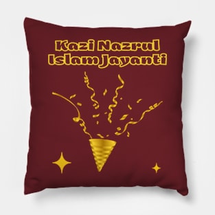 Indian Festivals - Kazi Nazrul Lslam Jayanti Pillow