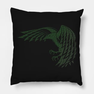 Cracked Raven Pillow