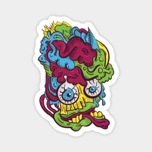 Colorful face Magnet