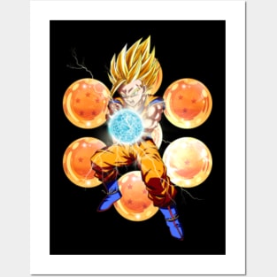 Goku Super Saiyan 4 Poster by Ulr97