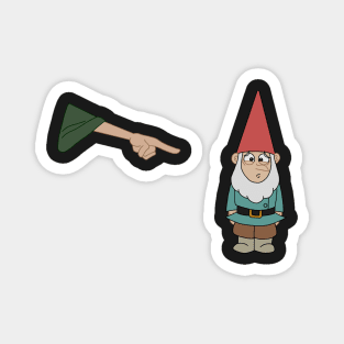 Lawn Gnome Doof Magnet