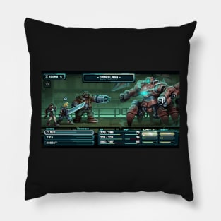 Final fantasy 7 pixel art Pillow