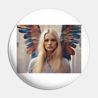 Blond angel Pin