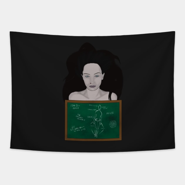 Jane Doe (version 1) Tapestry by strayheartbja