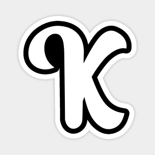 Letter K Magnet