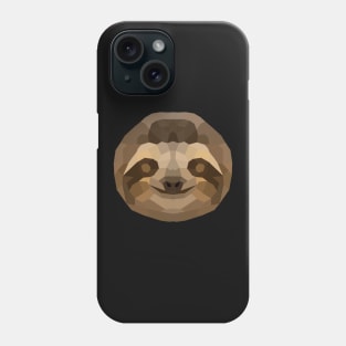 Cute Sloth Low Poly Phone Case