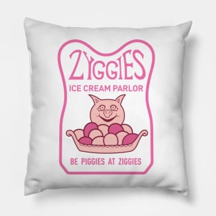 Ziggies Ice Cream - Bill & Teds Excellent Adventure Pillow