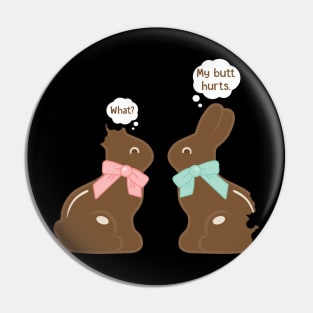 Funny Easter Bunny Pin