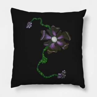 Purple Flower Pillow