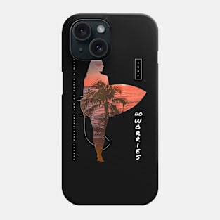 Beach lady Phone Case