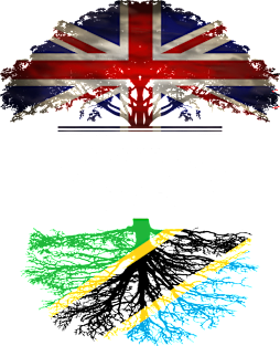 British Grown With Tanzanian Roots - Gift for Tanzanian With Roots From Tanzania Magnet