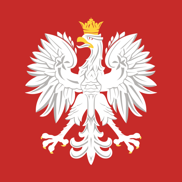 Polish Flag Eagle by Estudio3e