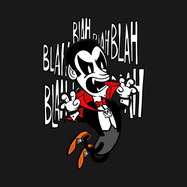 Spooky Dracula Blah Blah Blah by Chris Nixt