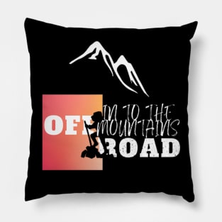 OFF-ROAD into the mountains Pillow