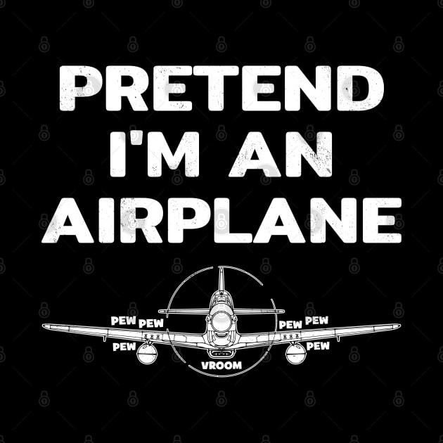 Pretend I am an airplane by NicGrayTees