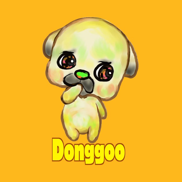 Baby Pug Donggoo by I am001