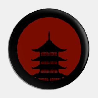 Japanese temple Pin