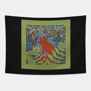 Fox in Woodland Tapestry