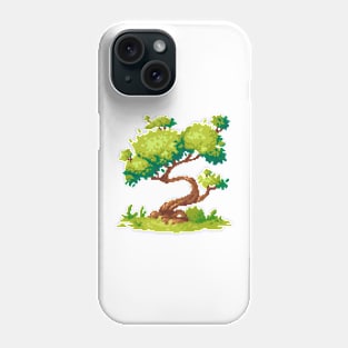 Pixel magical tree Phone Case