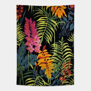 Tropical Paradise Jungle Pattern Tapestry