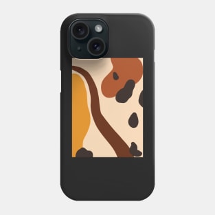 Abstract Earth Tones 4.3 Phone Case