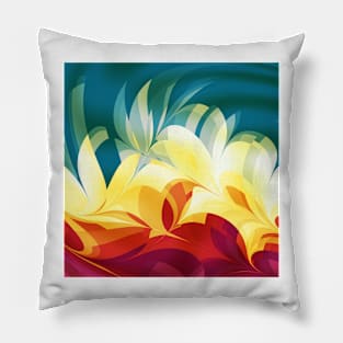 Abstract Flames Pillow