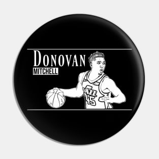 Donovan Mitchell | White Pin