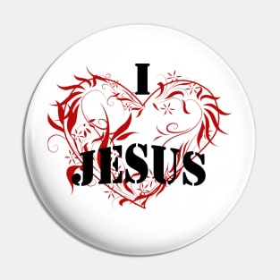 Love Jesus Pin