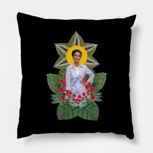 ilhan omar flower for worlds Pillow