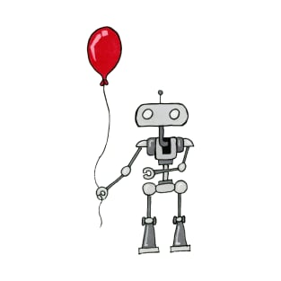 Red Ballon Bot T-Shirt