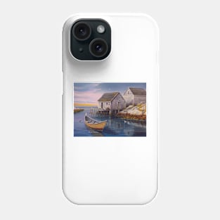 Peggys Cove Sunset Phone Case