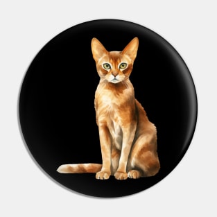 Abyssinian Cat Pin