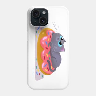 Cat and Donut Phone Case