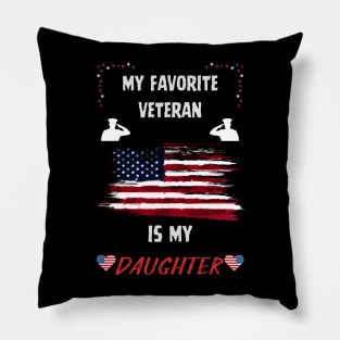 veteran daughter Pillow