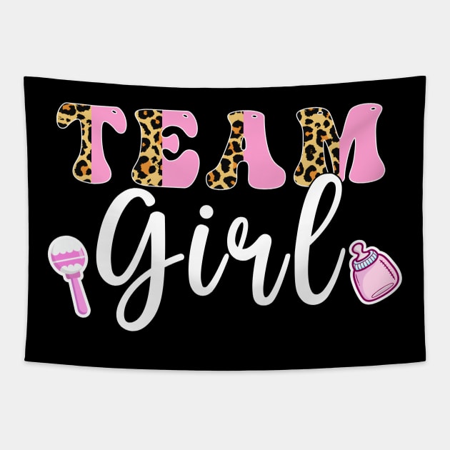 Team Girl Gender Reveal Tapestry by Hensen V parkes