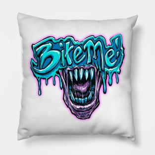 Bite Me Teeth Pillow